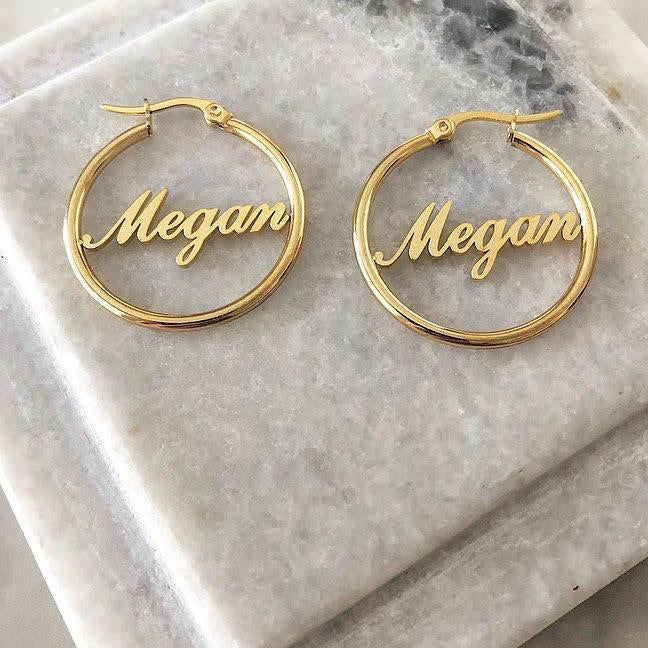 Name Earrings